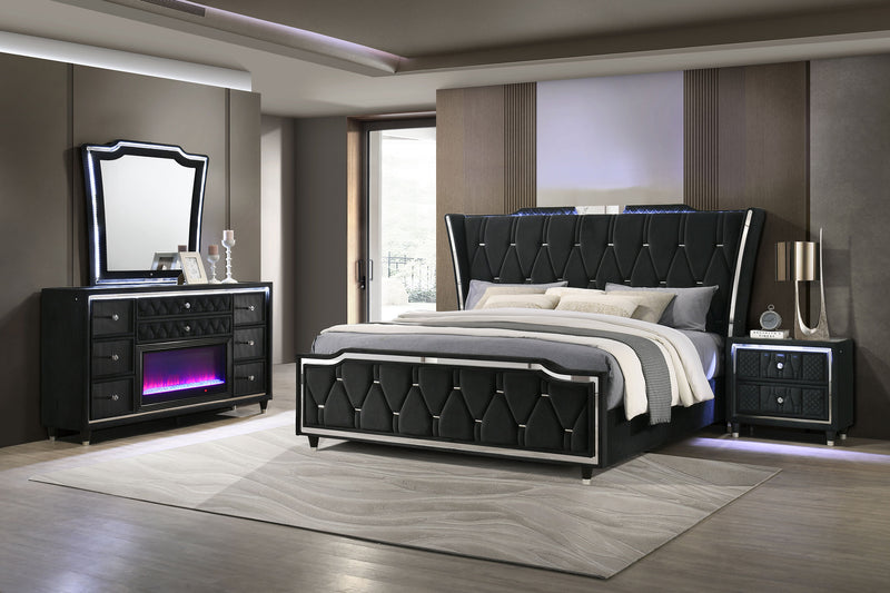Lorient Bedroom Set Ivory and Camel