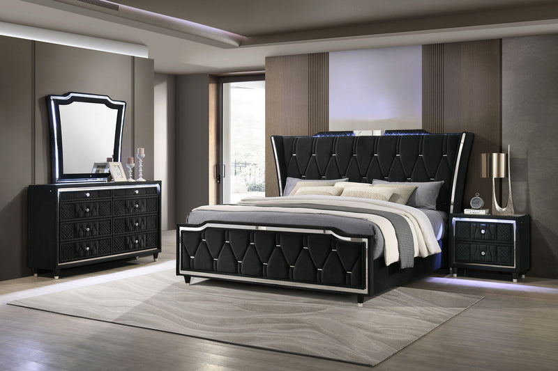 Lorient Bedroom Set Ivory and Camel