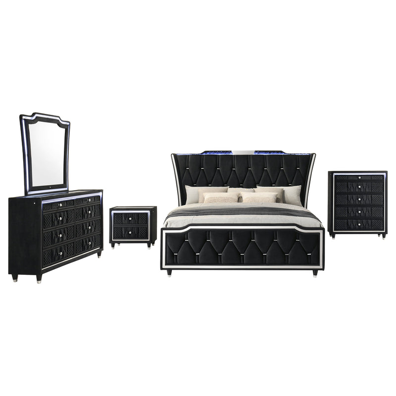 Lorient Bedroom Set Ivory and Camel