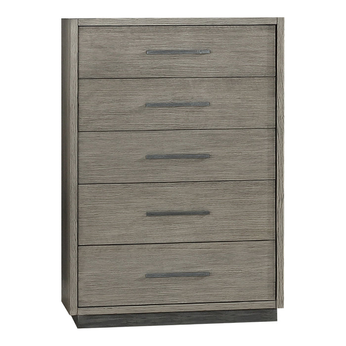 Derbyshire 5-drawer Chest Grey Oak