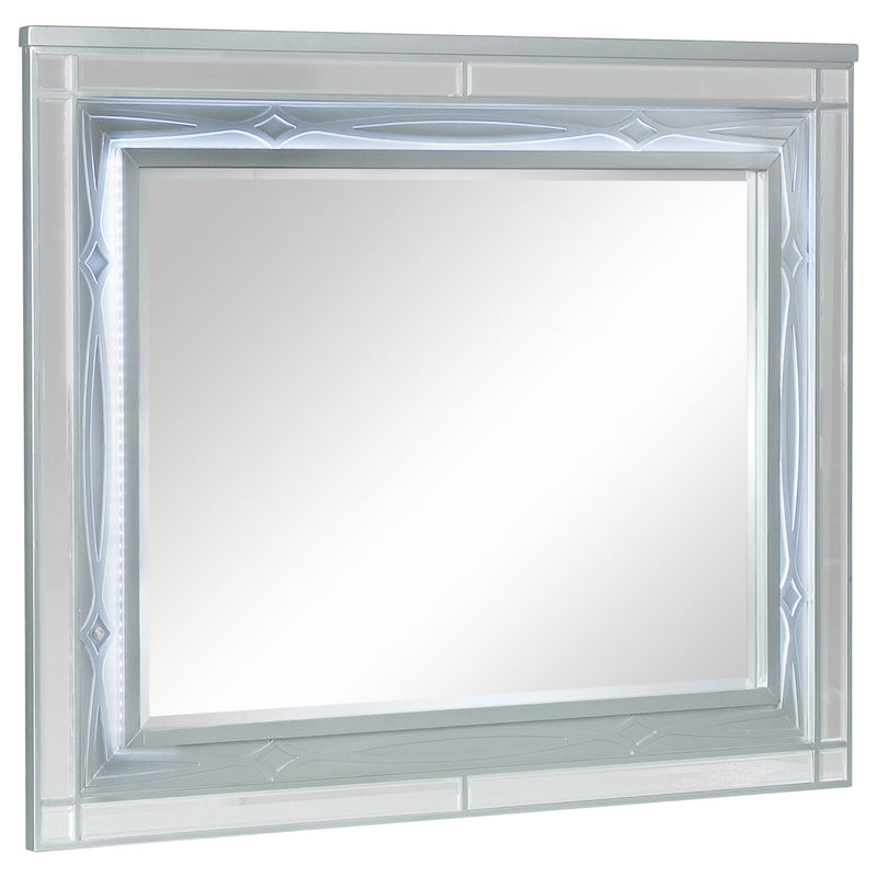 Juego de dormitorio Gunnison plata metálico