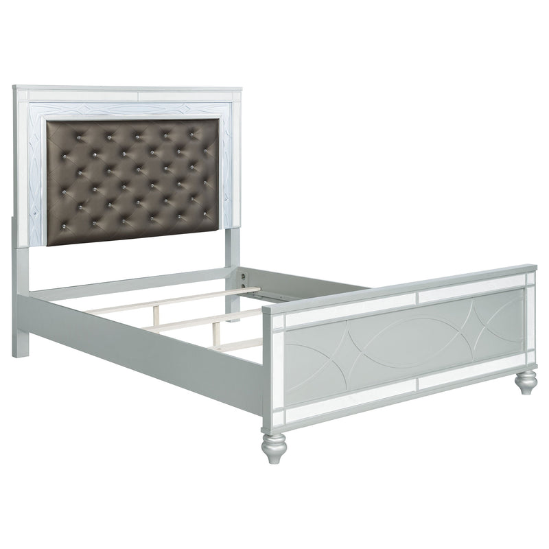 Juego de dormitorio Gunnison plata metálico