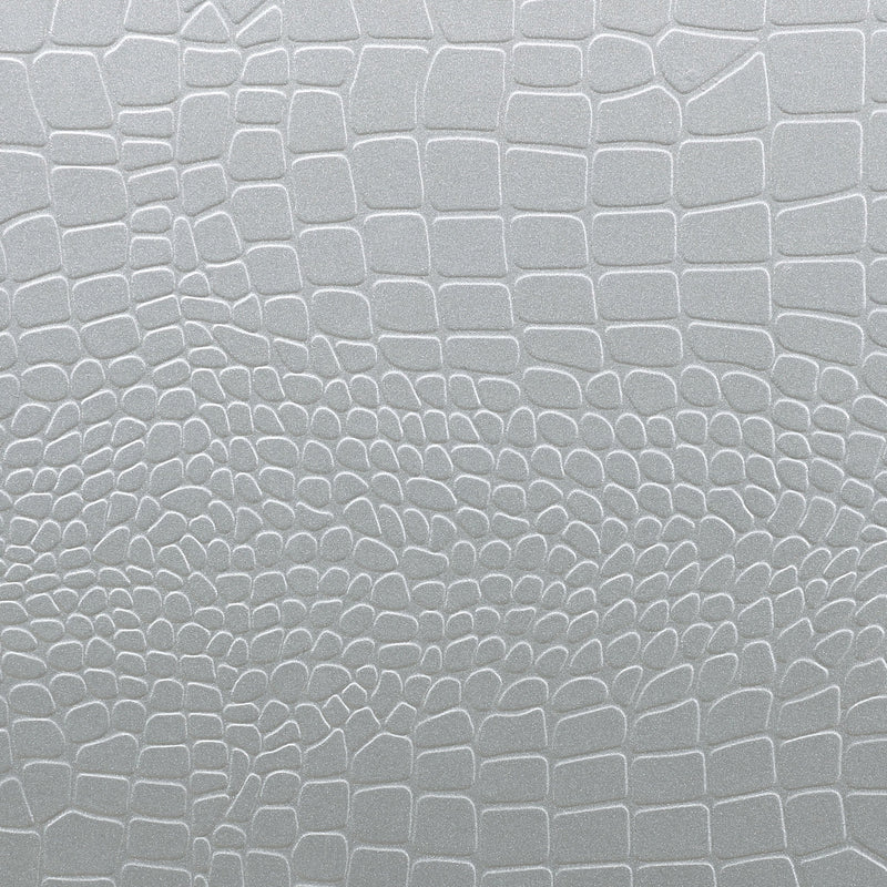 Gunnison Wood LED Panel Bed Silver Metallic