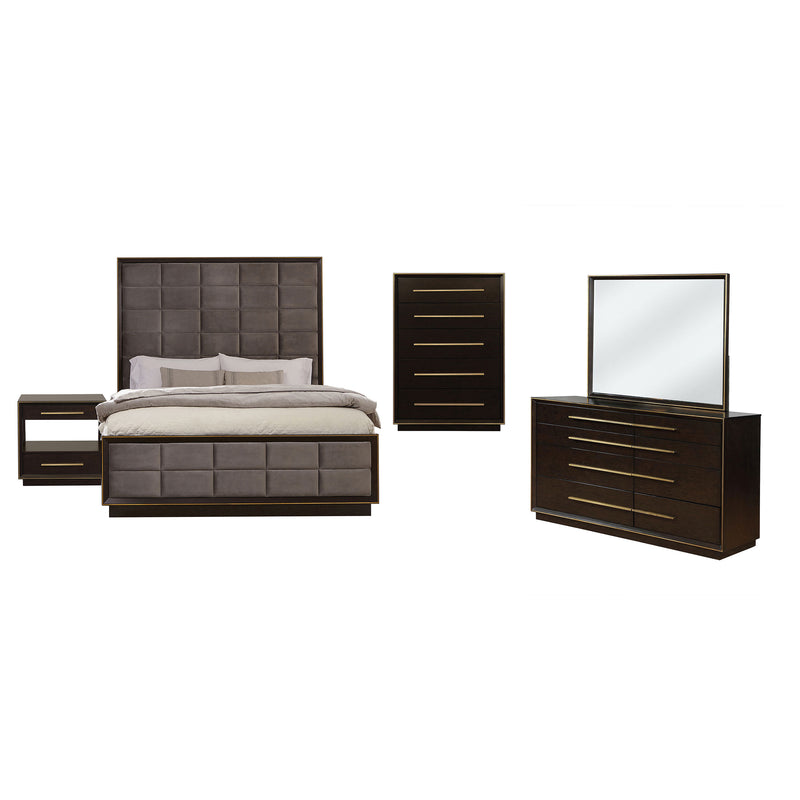 Juego de dormitorio Durango, color smoked peppercorn