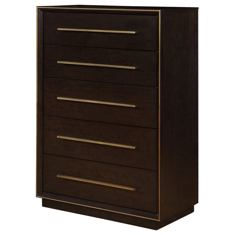 Cómoda de dormitorio de 5 cajones Durango
