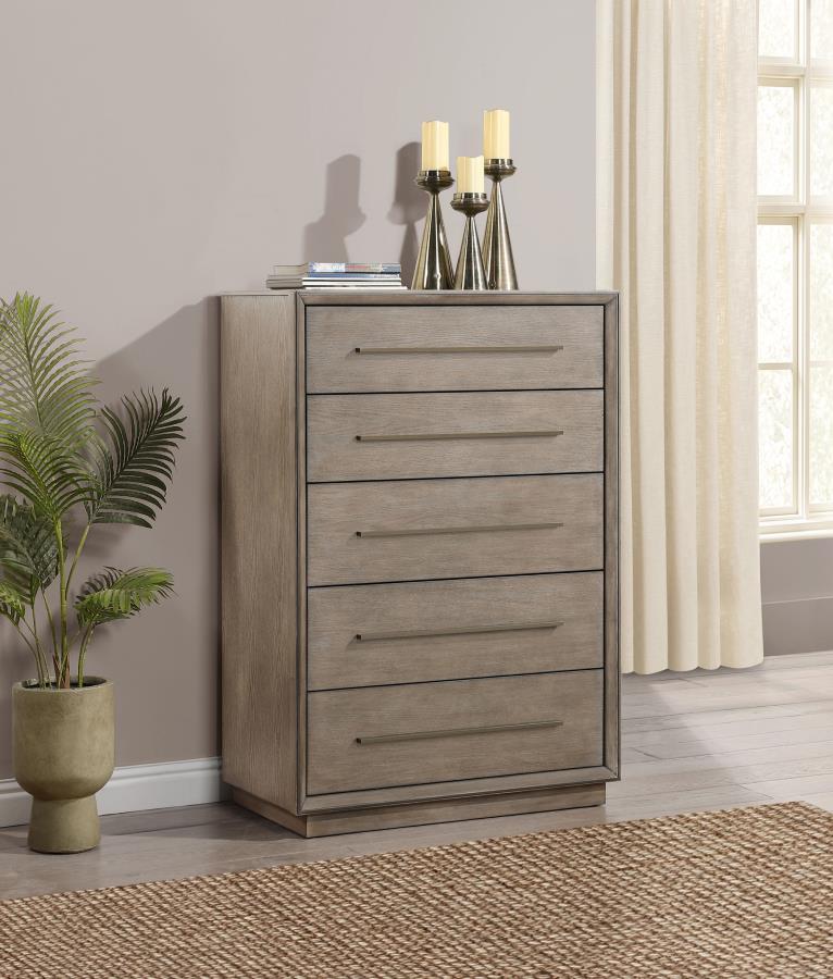 Cómoda de dormitorio de 5 cajones Durango