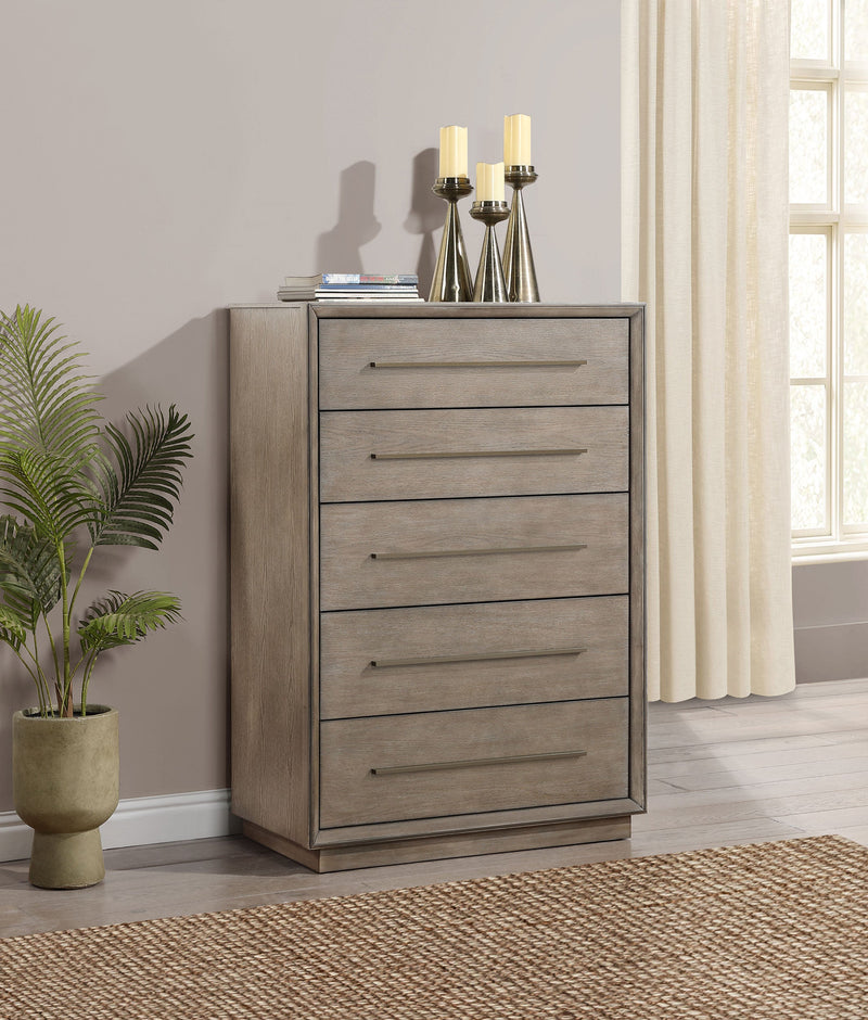 Cómoda de dormitorio de 5 cajones Durango