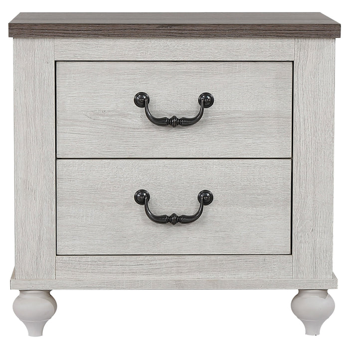 Stillwood 2-drawer Nightstand Vintage Linen