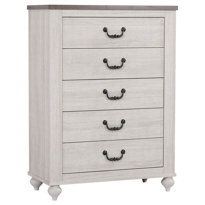 Stillwood 5-drawer Chest Vintage Linen