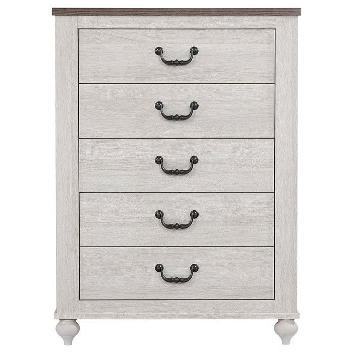 Stillwood 5-drawer Chest Vintage Linen