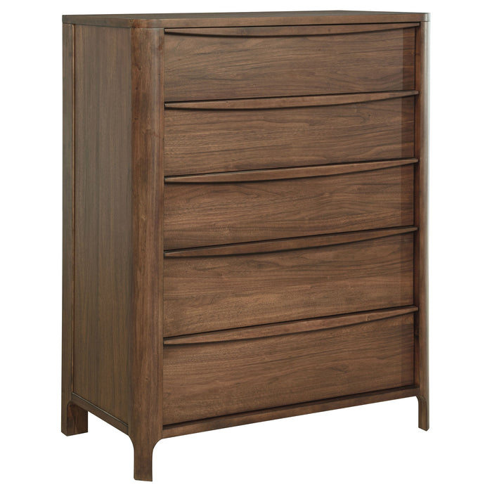 Maderia Bedroom Set Walnut