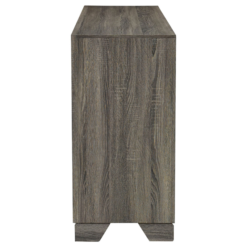 Cómoda de 6 cajones Wright Roble marrón