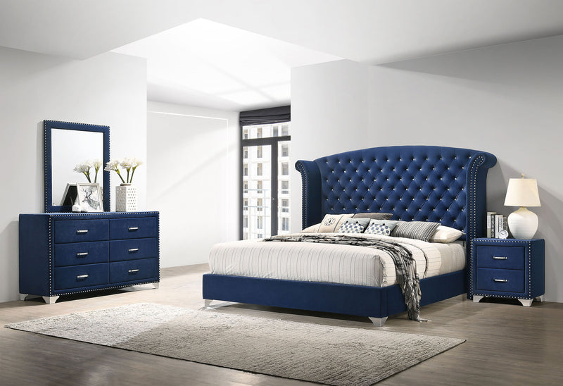 Juego de dormitorio Melody Azul Pacífico
