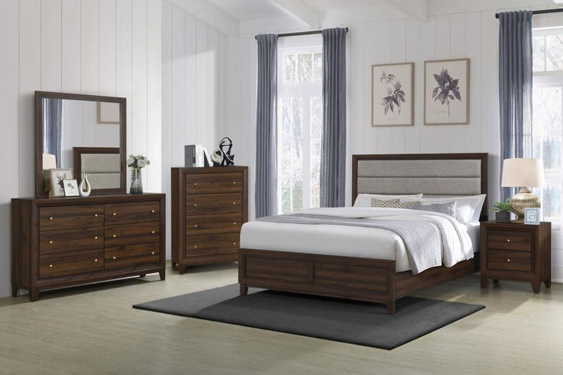 Welsley Bedroom Set Walnut