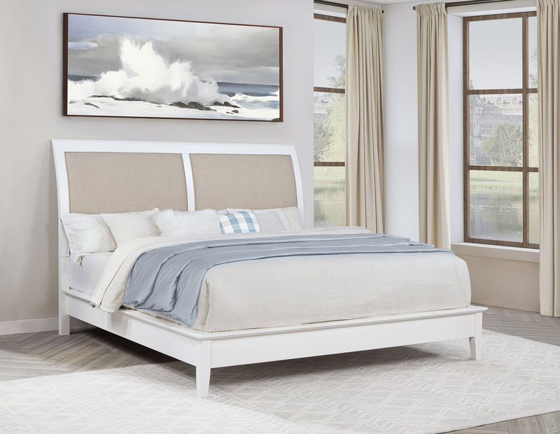 Cama tapizada con paneles Bexhill de 56 pulgadas