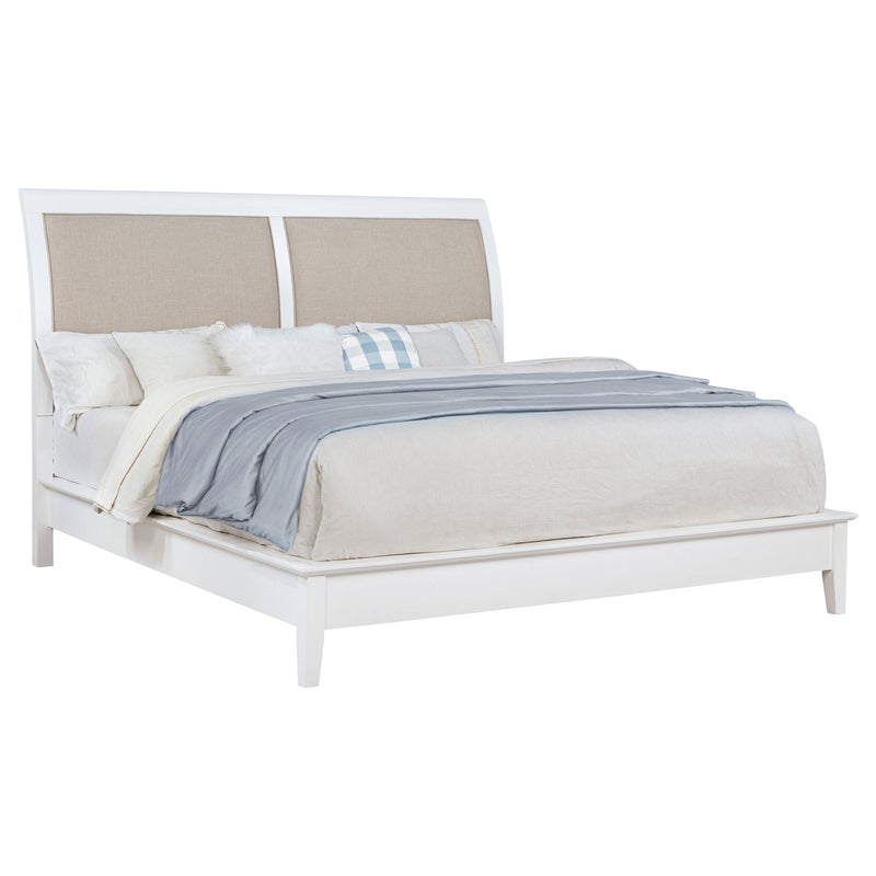Cama tapizada con paneles Bexhill de 56 pulgadas