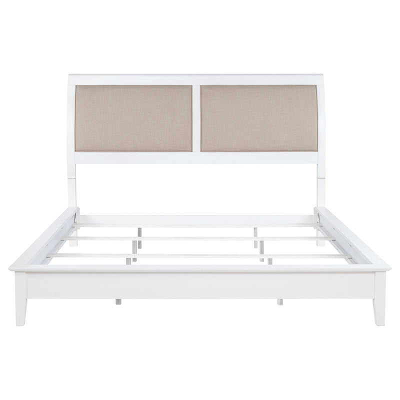 Cama tapizada con paneles Bexhill de 56 pulgadas
