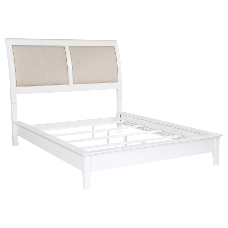 Cama tapizada con paneles Bexhill de 56 pulgadas