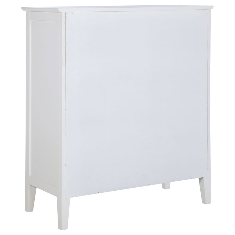 Cómoda de 8 cajones Bexhill, color blanco