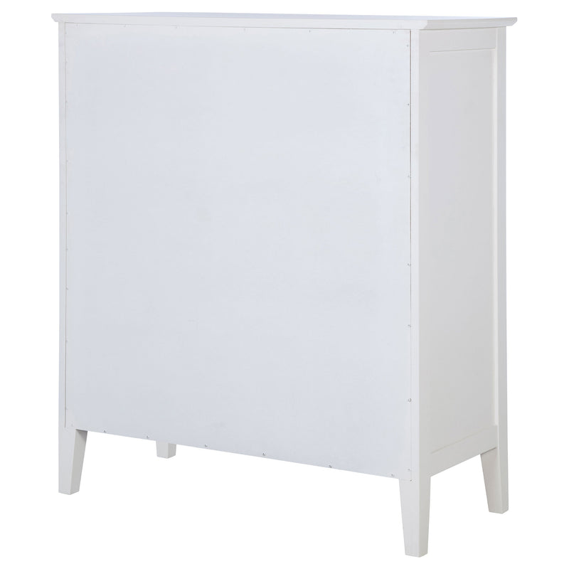 Cómoda de 8 cajones Bexhill, color blanco