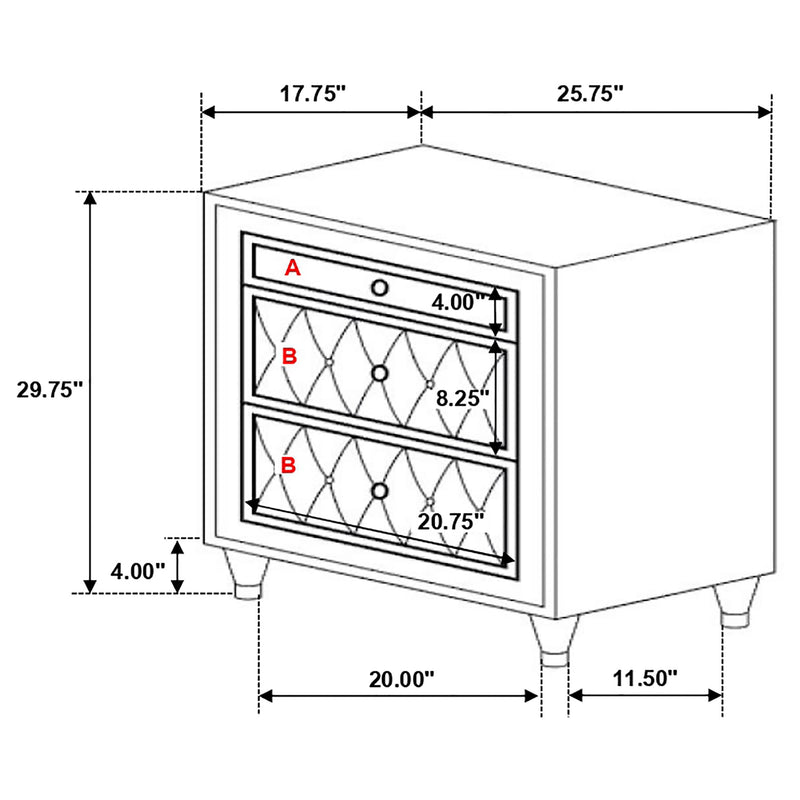 Juego de dormitorio Antonella Marfil