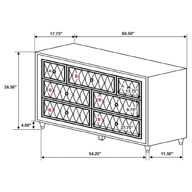 Juego de dormitorio Antonella Marfil