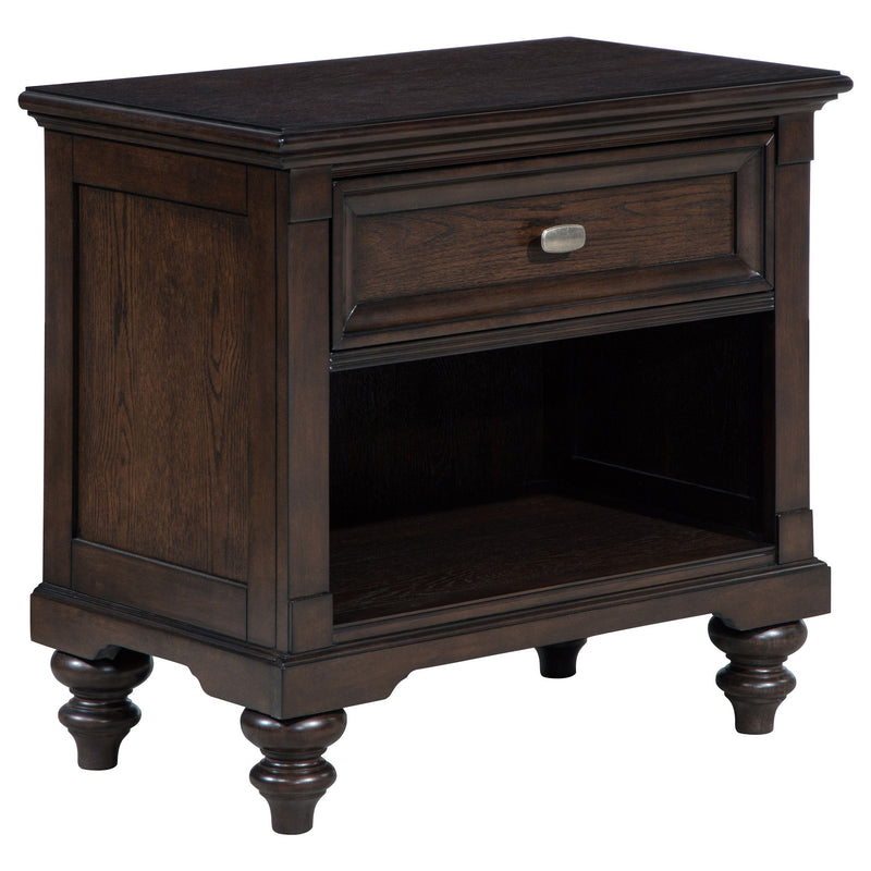 Juego de dormitorio Andover, roble oscuro