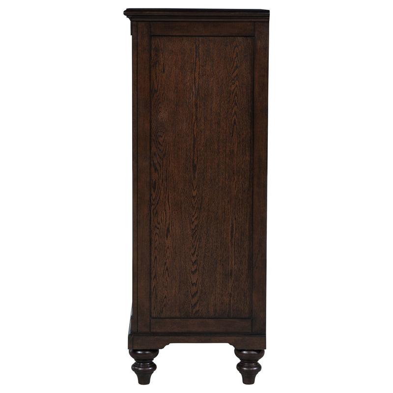 Cómoda de 5 cajones Andover Roble Oscuro