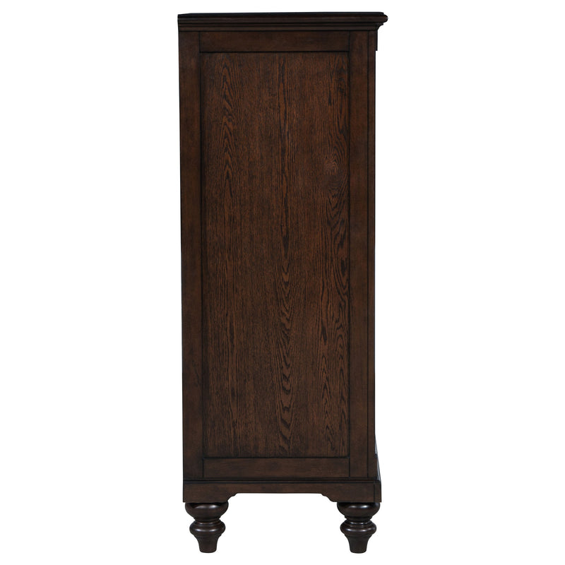 Cómoda de 5 cajones Andover Roble Oscuro
