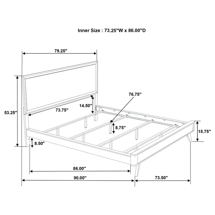 Janelle   Bedroom Set White