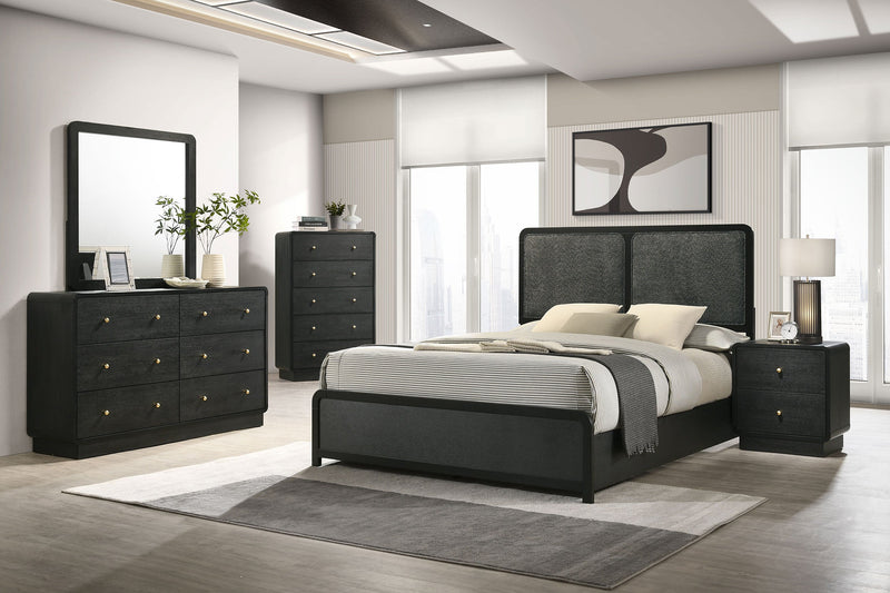 Cama tapizada Cavelle de 51 pulgadas