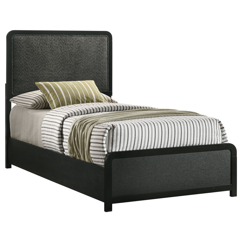 Cavelle Cama tapizada de panel de 51 pulgadas - Negra