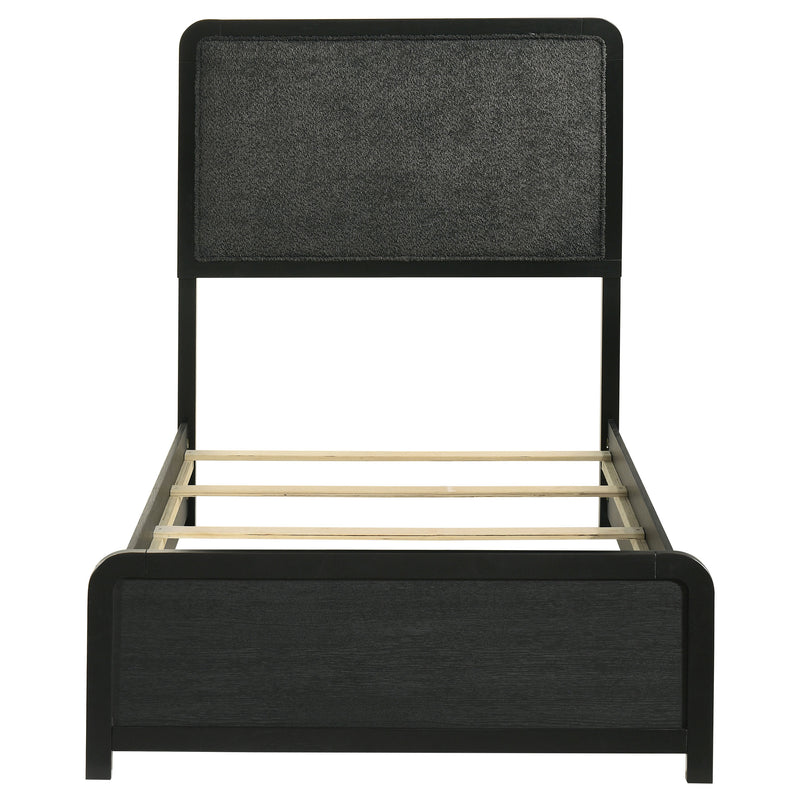 Cavelle Cama tapizada de panel de 51 pulgadas - Negra