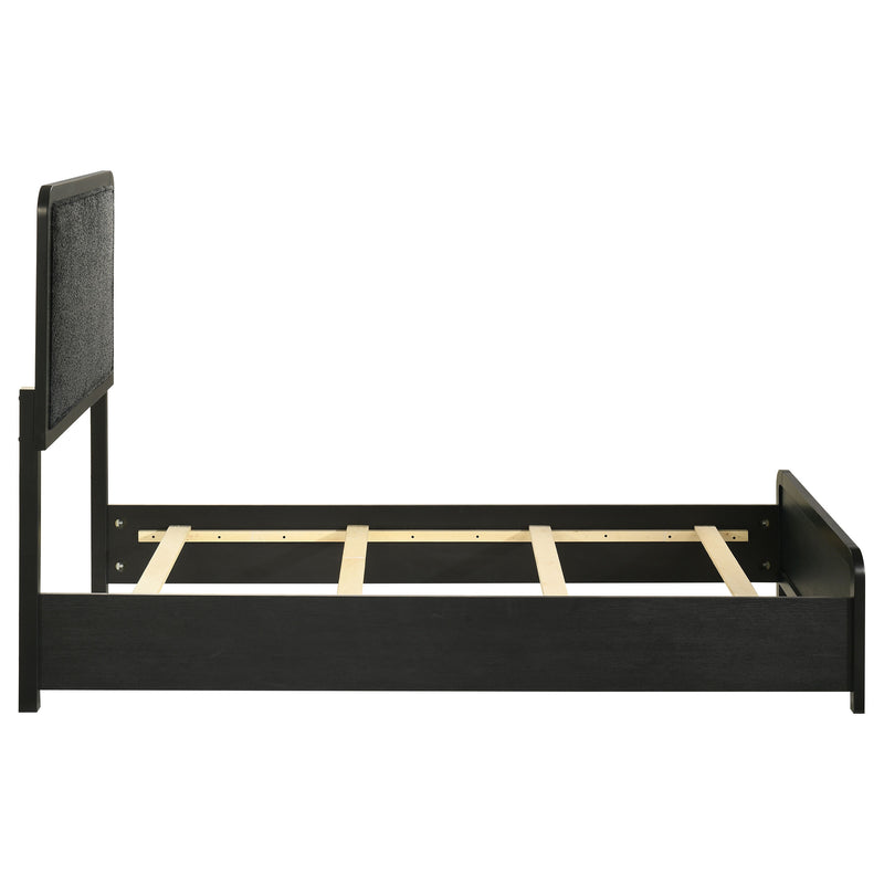 Cavelle Cama tapizada de panel de 51 pulgadas - Negra