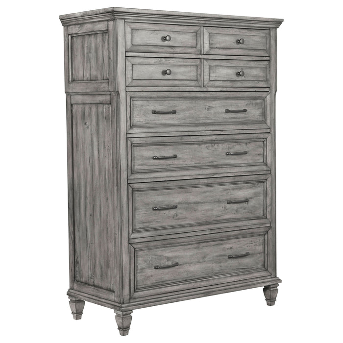 Avenue   Panel Bedroom Set Grey