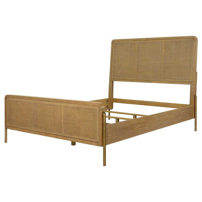 Arini Rattan Panel Bed
