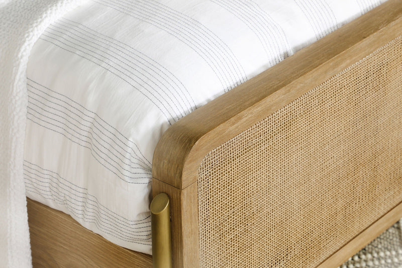 Arini Rattan Panel Bed