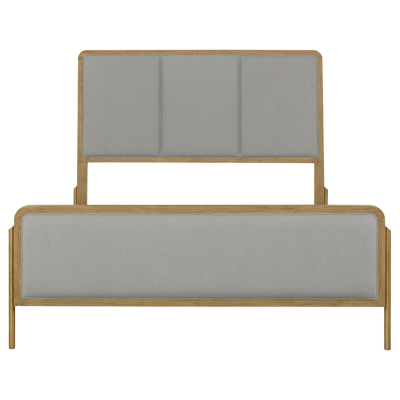 Cama Arini con panel tapizado