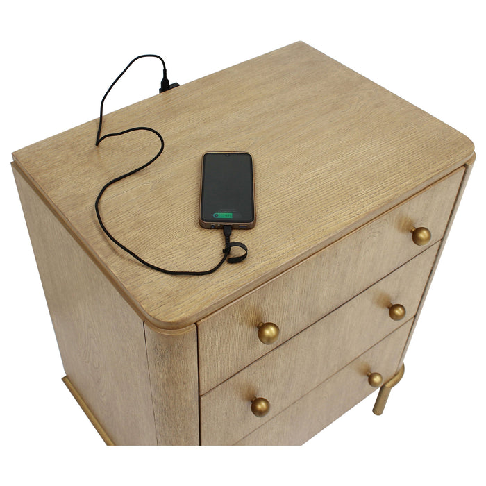 Arini 3-drawer Nightstand