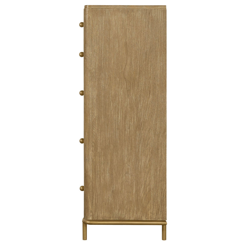 Cómoda de dormitorio Arini con 5 cajones