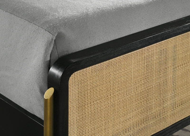 Arini Rattan Panel Bed