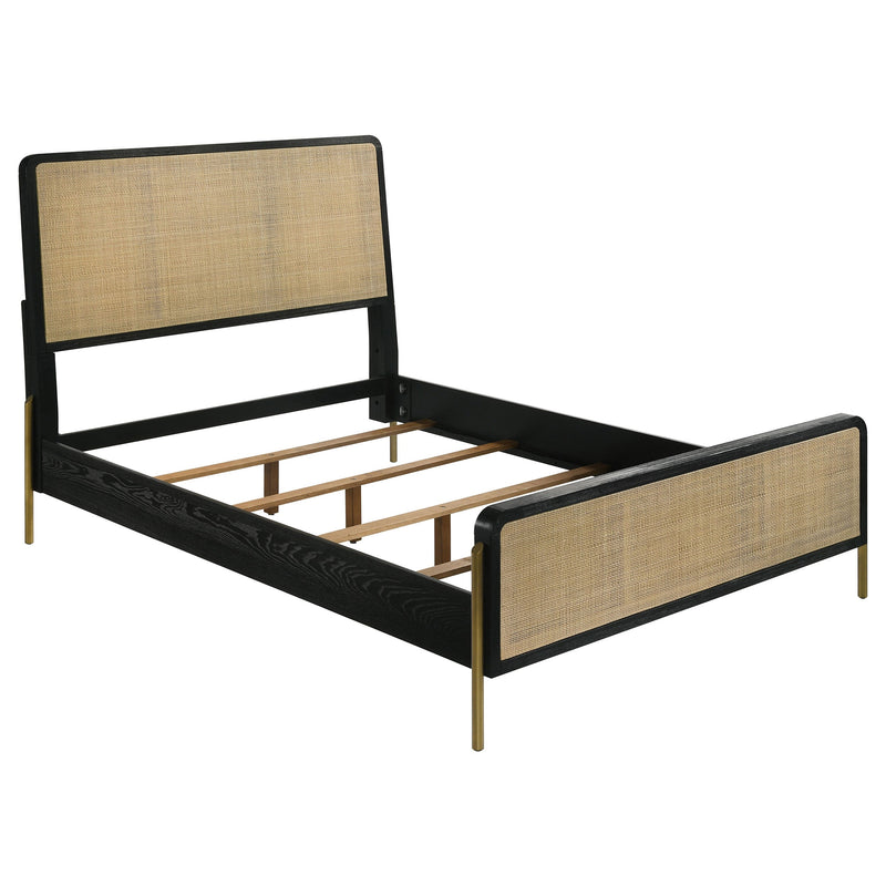 Arini Rattan Panel Bed
