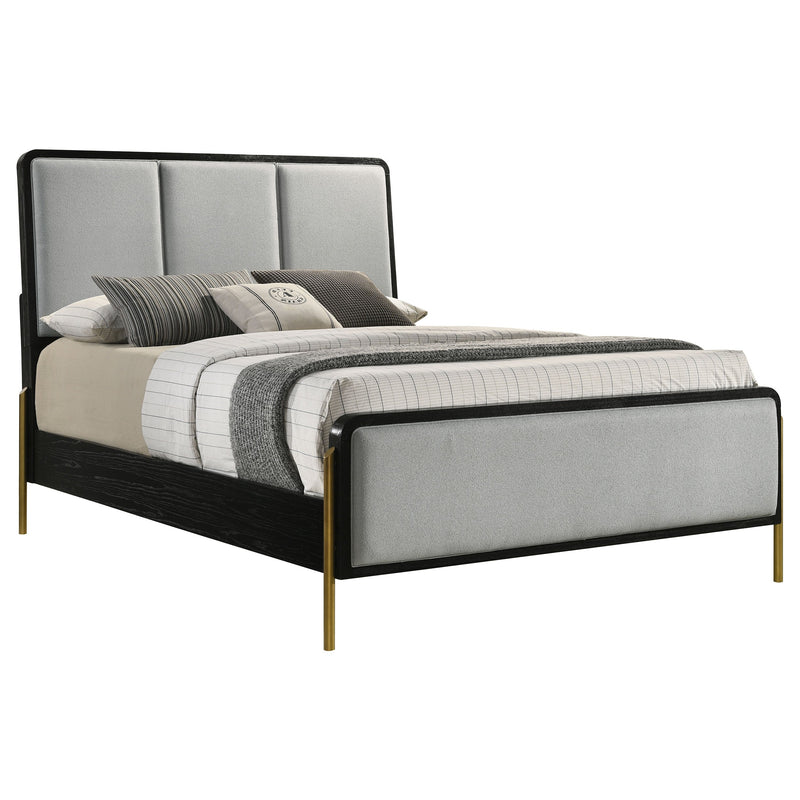 Cama Arini con panel tapizado