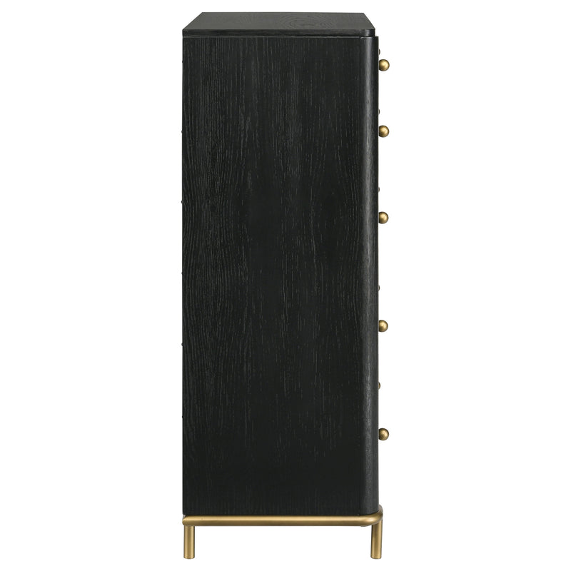 Cómoda de dormitorio Arini con 5 cajones