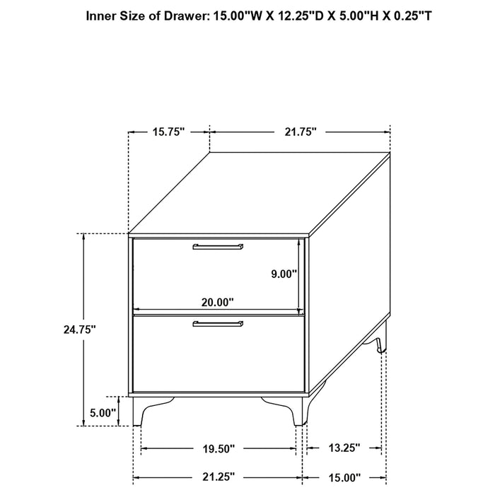 Kendall   Bedroom Set White