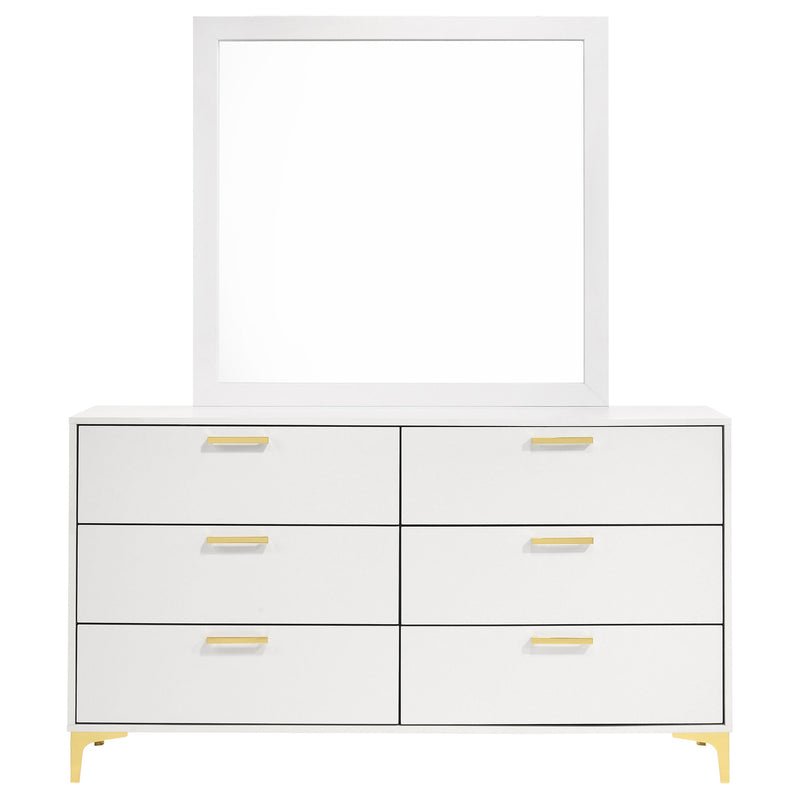Kendall 6-drawer Dresser with Mirror