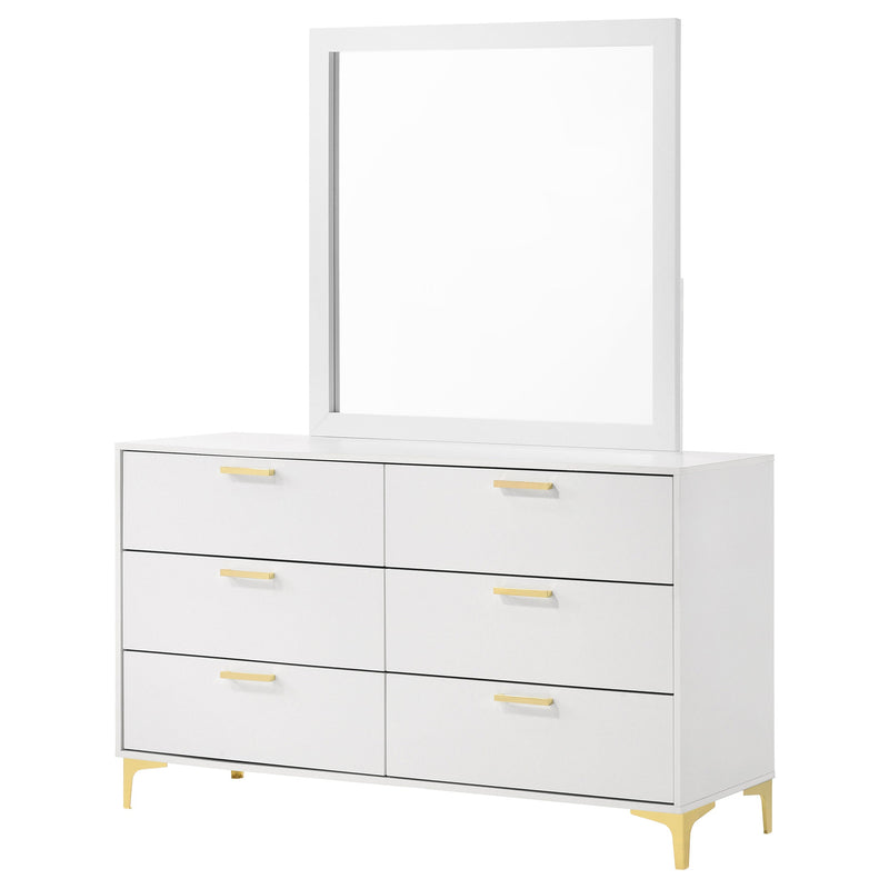 Kendall 6-drawer Dresser with Mirror