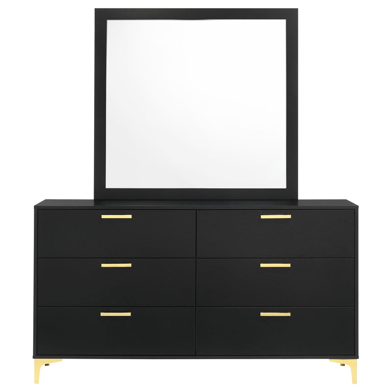 Kendall 6-drawer Dresser with Mirror