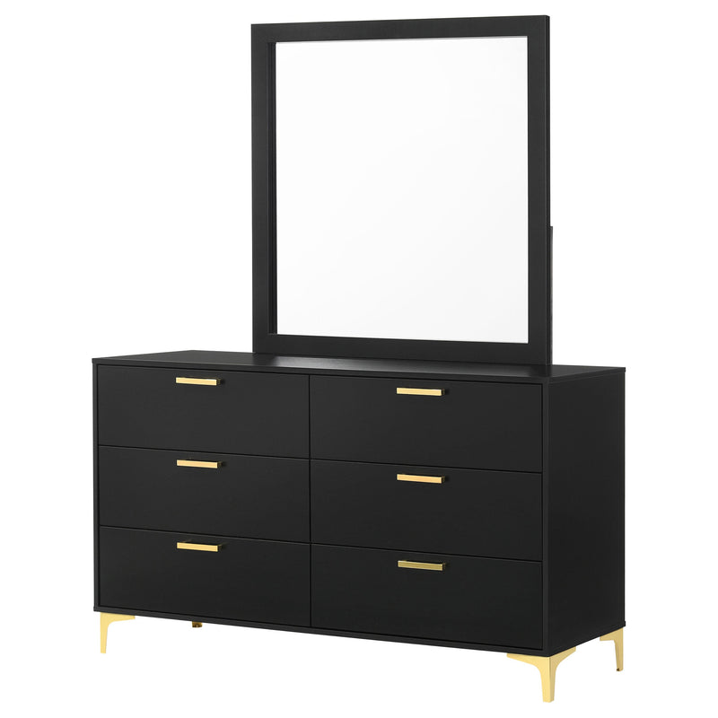 Kendall 6-drawer Dresser with Mirror
