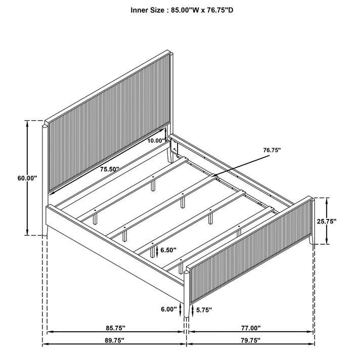 Brookmead  Bed Black